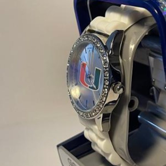 Miami Hurricanes NCAA FROST Ladies Watch by Game Time NEW - Picture 5 of 5